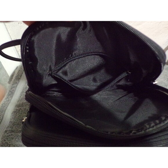 Prada Handbag with Wallet Black w/Silver Accents - Picture 6 of 11